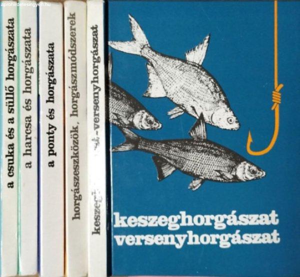 5 kötet a Mezőgazdasági Kiadó és a MOHOSZ horgászati témájú
könyvsorozatából - Antos Zoltán és mások