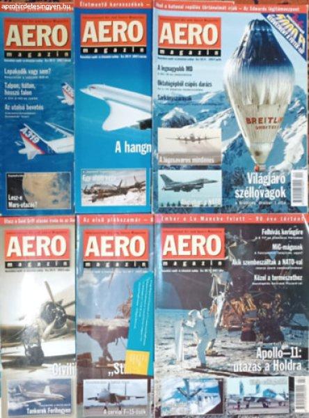 AERO magazin 1999. szórványszámok (02, 03, 04, 05, 06, 07) -