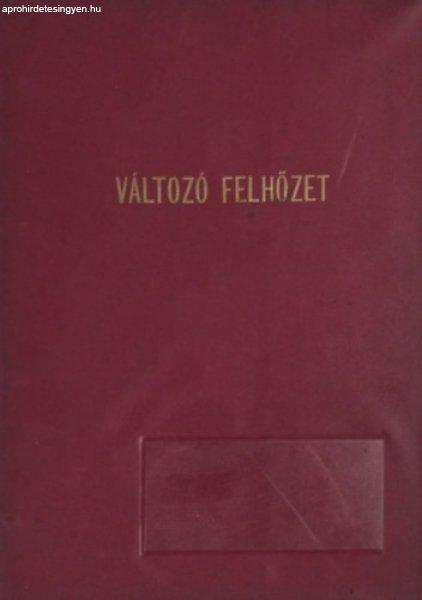 Változó felhőzet - Technikai forgatókönyv (1966) - Kuczka Péter