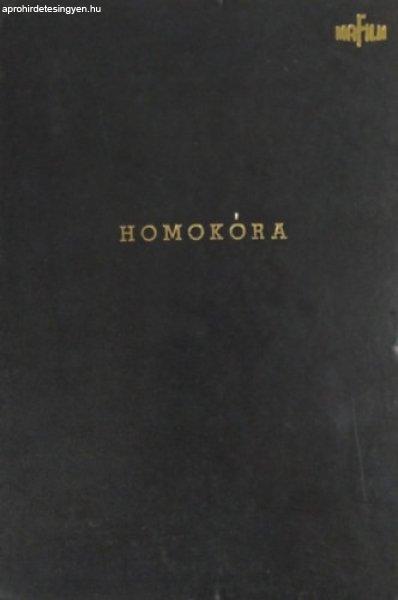 Homokóra - Tévéjáték - Technikai forgatókönyv (1970-1980 k.) - Illés
Endre