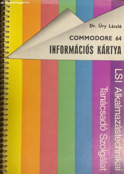 Commodore 64 Információs kártya - Dr. Úry László