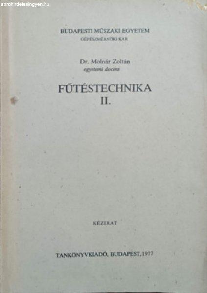 Fűtéstechnika II. (J4 - 931) - Dr.Molnár Zoltán