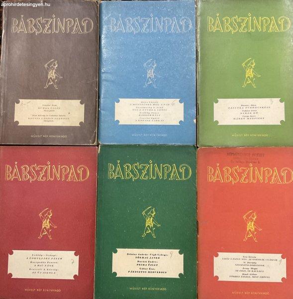 Bábszínpad 1., 3., 4-5., 6., 7., 9., 11., 12., 14., 18. (10 db
szórványszám, 1952-1954) -