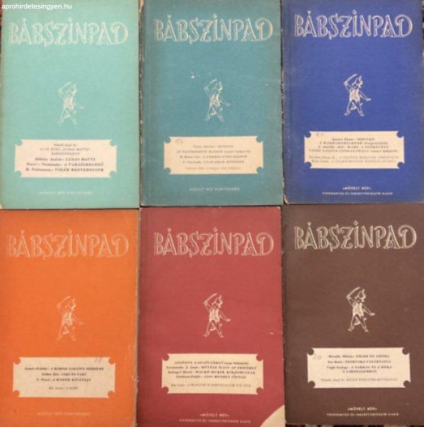 Bábszínpad 15-16., 17., 18., 19., 20., 21., 22., 23., 24., 25. (10 db
szórványszám, 1954-1956) -