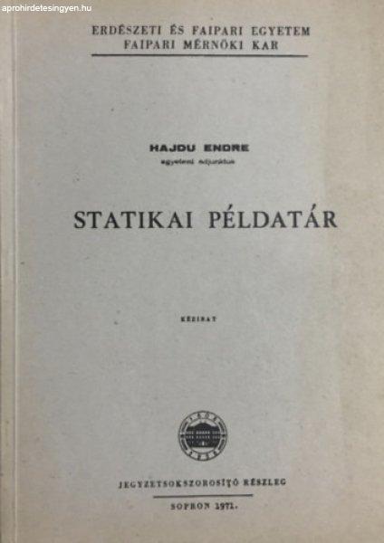 Statikai példatár - Hajdu Endre