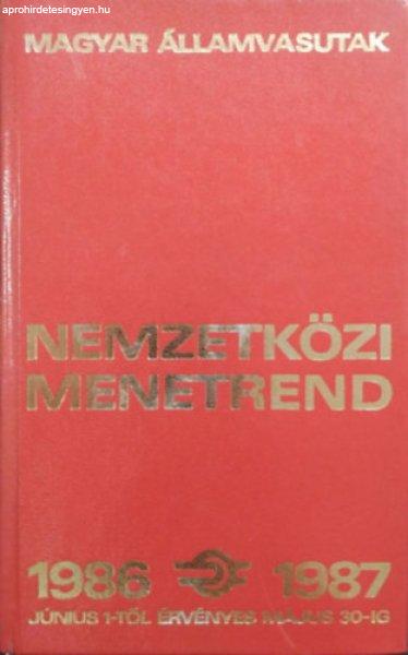 Nemzetközi Menetrend 1986-1987 (Magyar Államvasutak) -