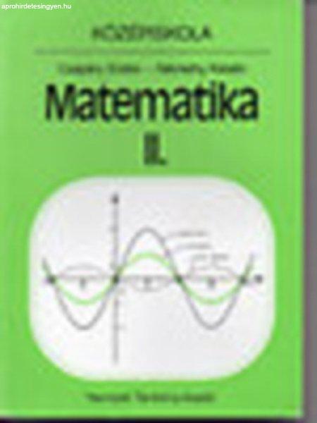 Matematika II.- középiskola - Czapáry Endre