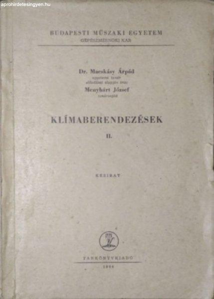 Klímaberendezések II. - Menyhárt József, Macskásy Árpád