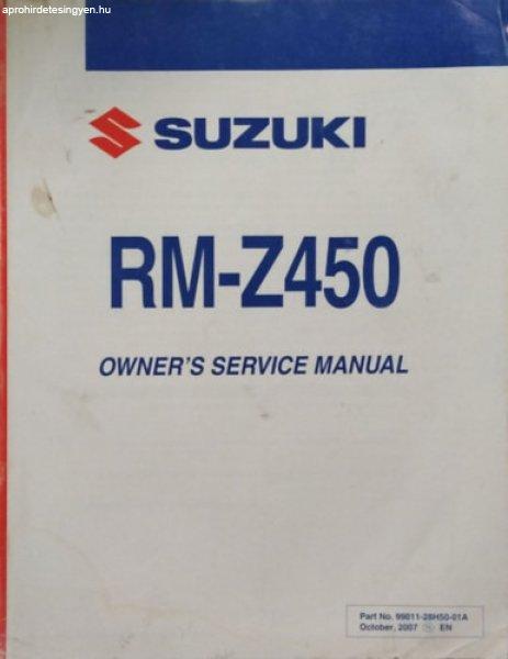 Suzuki RM-Z450 - Owner's Service Manual -