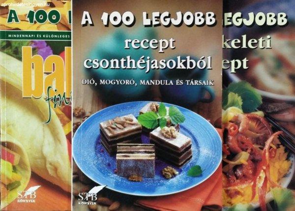 A 100 legjobb babos finomság + ...recept csonthéjasokból - Dió, mogyoró,
mandula és társaik + ...távol-keleti-recept (3 kötet) - Lurz Gerda - Mózes
István Miklós - Rus Ibolya (szerk.)