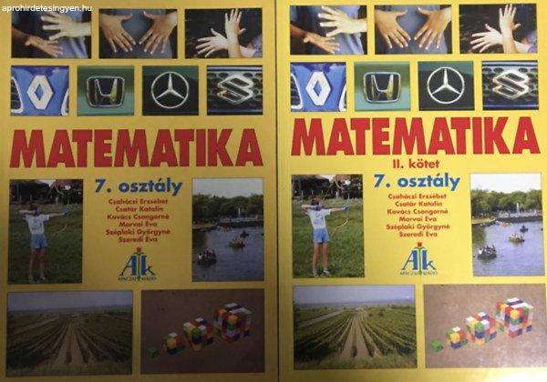 Matematika tankönyv 7. évfolyam I-II. kötet -
Csahóczi-Csatár-Kovács-Morvai-Széplaki-Szeredi