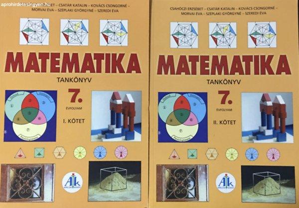 Matematika tankönyv 7. évfolyam I-II. kötet -
Csahóczi-Csatár-Kovács-Morvai-Széplaki-Szeredi