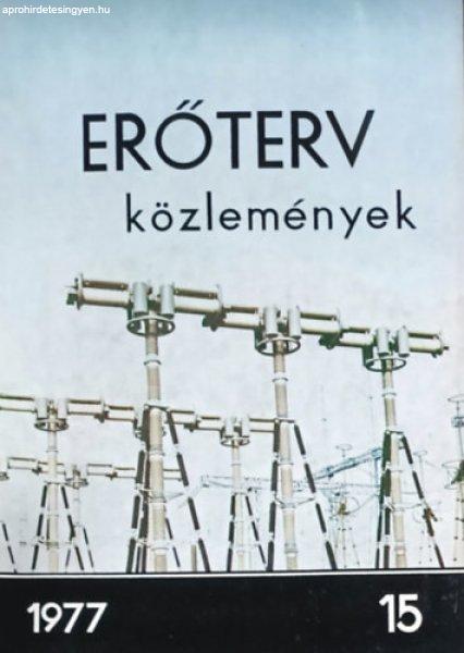 Erőterv közlemények 15. (1977) - Kordis József (szerk.)