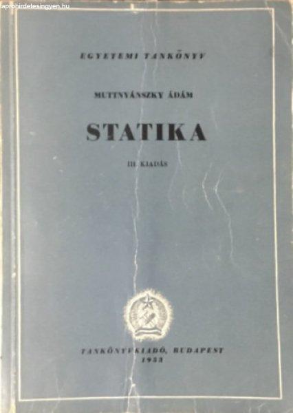 Statika - Muttnyánszky Ádám