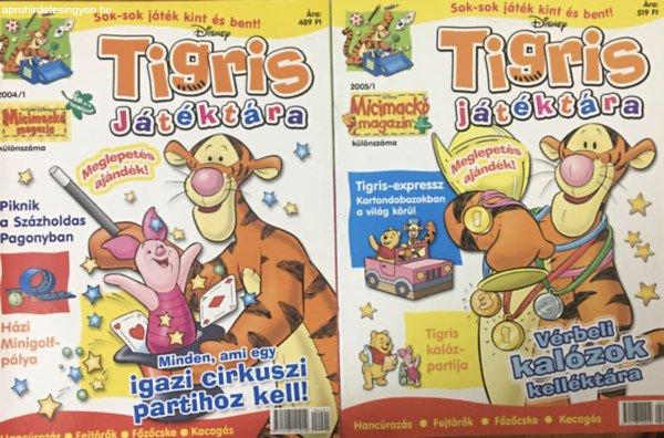 Tigris játéktára (A Micimackó magazin különszáma) 2004/1, 2005/1 (2 db) -