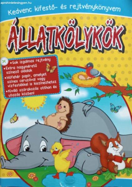 Állatkölykök - Kedvenc kifestő- és rejtvénykönyvem - 