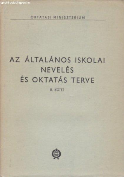 Az általános iskolai nevelés és oktatás terve II. - Dr. Szebenyi Péter