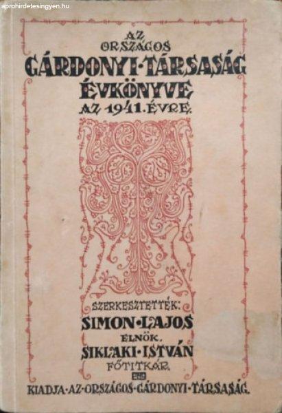 Az Országos Gárdonyi Társaság évkönyve az 1941. évre - Országos
Gárdonyi Társaság