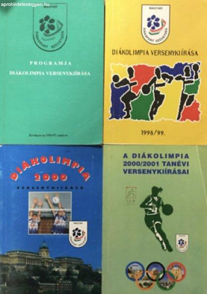 Diákolimpia versenykiírása 1996/97. + 1998/99. + 1999/2000 + A Diákolimpia
2000/2001 tanévi versenykiírásai (4 kötet) -