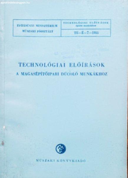 Technológiai előírások a magasépítőipari dúcoló munkákhoz - Emőri
József