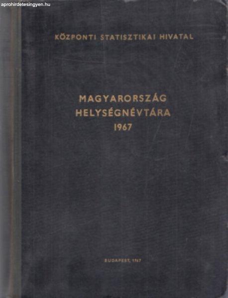 Magyarország helységnévtára 1967 -