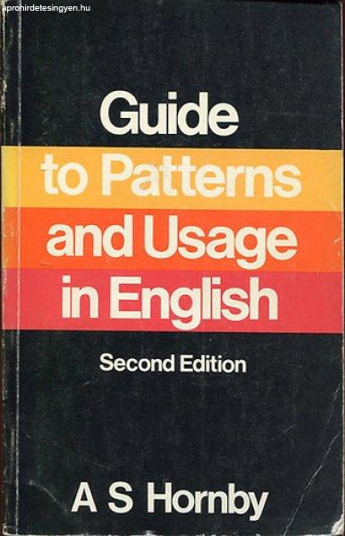 Guide to patterns and usage in English - A.S. Hornby