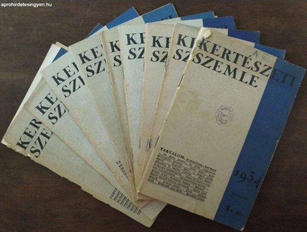 Kertészeti Szemle - VI. évf. 1-8., 10-12. sz. (1934. január-augusztus,
október-december) - Solty László (főszerk.)