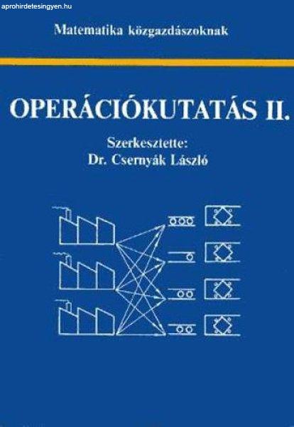 Operációkutatás II. - Dr. Csernyák László (szerk.)