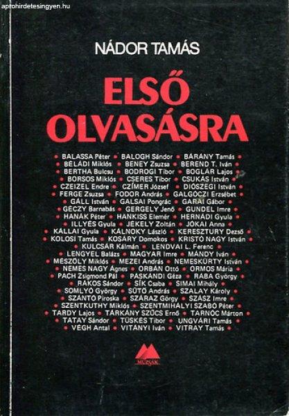 Első olvasásra - Nádor Tamás