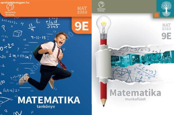 Matematika 9E - Tankönyv + Munkafüzet (2 kötet) - Kabály Adrienn