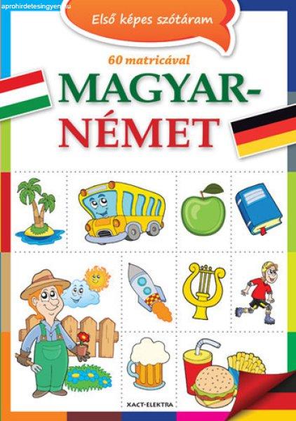 Első képes szótáram - Magyar-német - 60 matricával -