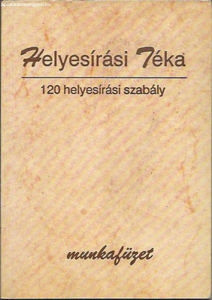 helyesírási téka 120 helyesírási szabály munkafüzet - 