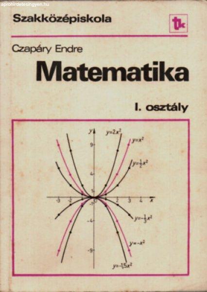 Matematika I. - a szakközépiskola I. osztálya számára - Czapáry Endre