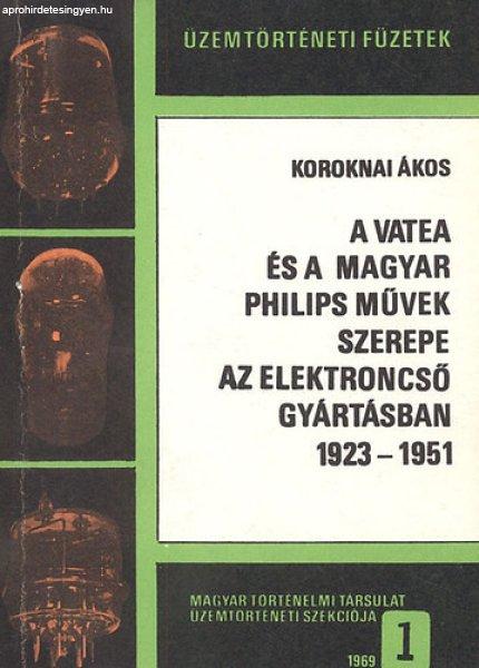 A Vatea és a magyar Philips Művek szerepe az elektroncsőgyártásban
1923-1951 - Koroknai Ákos