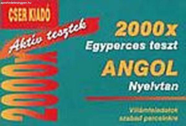 Aktív tesztek- 2000x egyperces teszt (angol nyelvtan)- Villámfeladatok szabad
perceinkre - Susan Lawrence