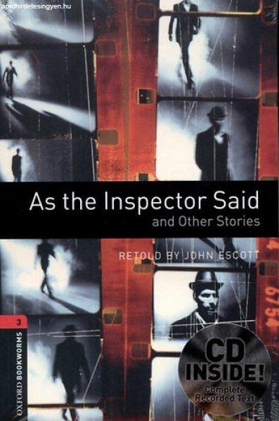 As the Inspector Said and Other Stories - Oxford Bookworms 3 - CD melléklettel
- John Escott