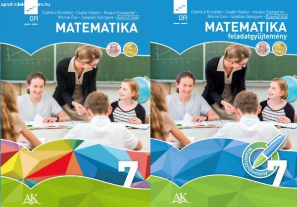 Matematika tankönyv + feladatgyűjtemény 7. (2 kötet) -
Csahóczi-Csatár-Kovács-Morvai-Széplaki-Szeredi