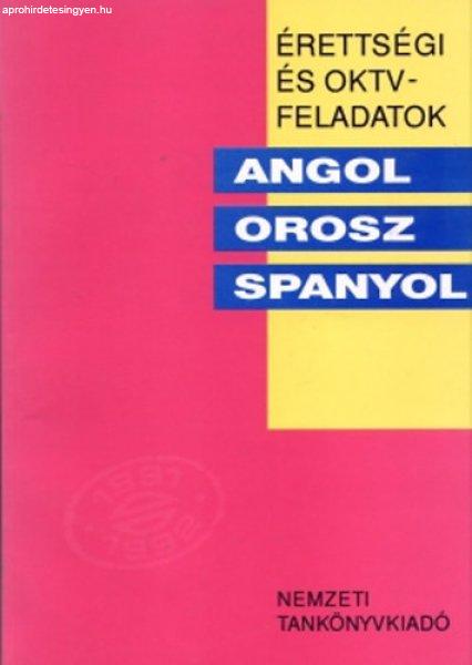 Érettségi és oktv feladatok-angol, orosz, spanyol 1991/92 - Bedő Éva