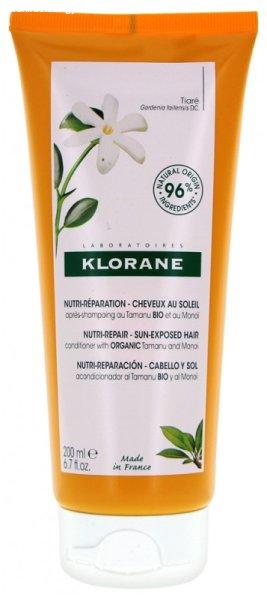 Klorane Balzsam napsugárzásnak kitett hajra Bio Tamanu és Monoi
(Conditioner) 200 ml