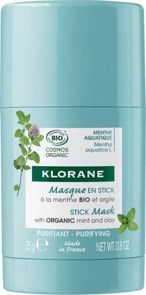 Klorane Arcmaszk vegyes-zsíros bőrre Bio Menta (Stick Mask) 25 g