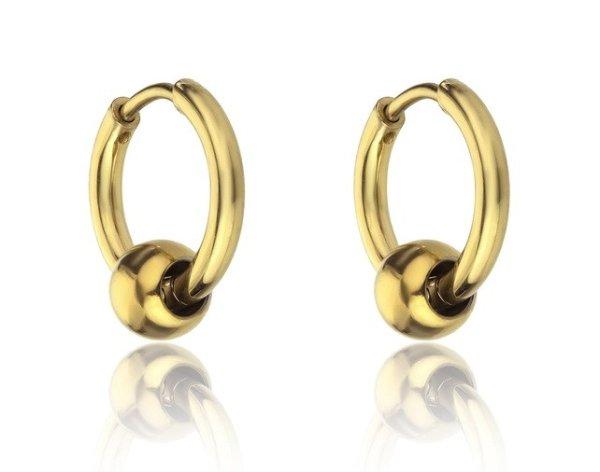 Marc Malone Aranyozott karika fülbevaló Everly Gold Earrings MCE23023G