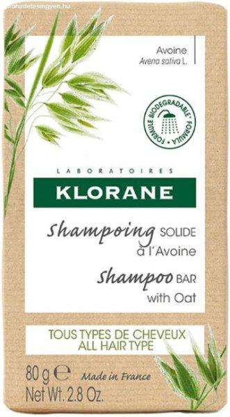 Klorane Szilárd sampon Zab (Shampoo Bar) 80 g