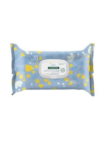 Klorane Gyengéd tisztító kendők
körömvirággal gyermekeknek születéstől kezdve
(Gentle Cleansing Wipes) 70 db