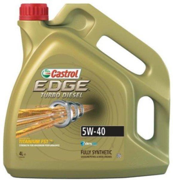 castrol edge td 5w40 c3 4l 505.01 dexos2 titanium fst turbo diesel