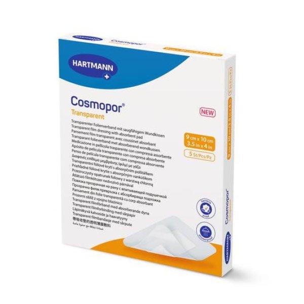 Cosmopor® Transparent steril filmkötszer sebpárnával (9x10 cm; 5 db)