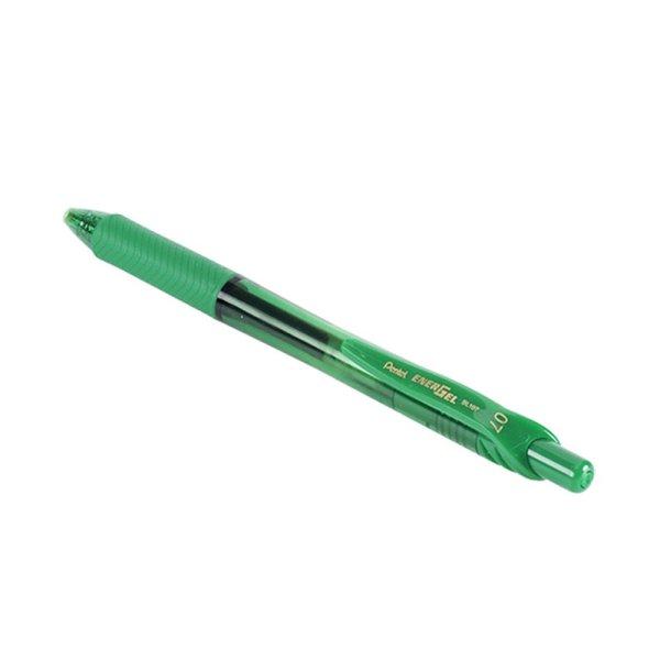 Rollertoll zselés golyóátmérő 0,7 mm, Pentel EnerGelX BL107-DX, írásszín
zöld