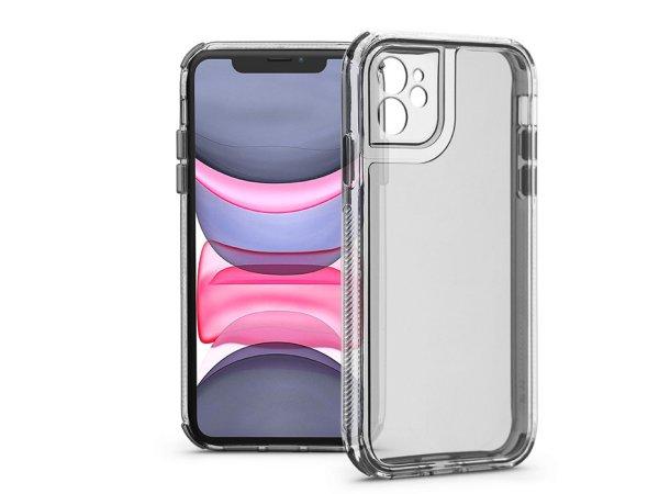 Haffner Matrix Clear kameravédős szilikon tok - Apple iPhone 11 - átlátszó