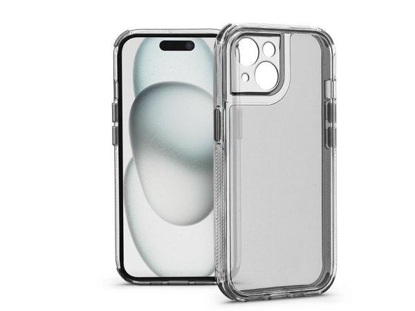 Haffner Matrix Clear kameravédős szilikon tok - Apple iPhone 15 - átlátszó