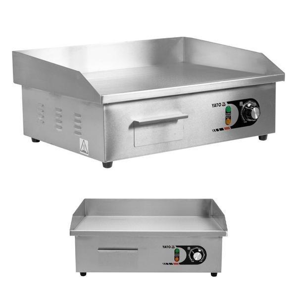 YATO GASTRO Elektromos grill 550 mm 3000 W lapos sütőlap YG-04585
