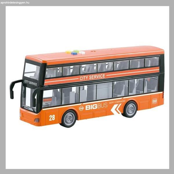 Kétszintes busz (nyitható ajtó, fény, hang) 47755